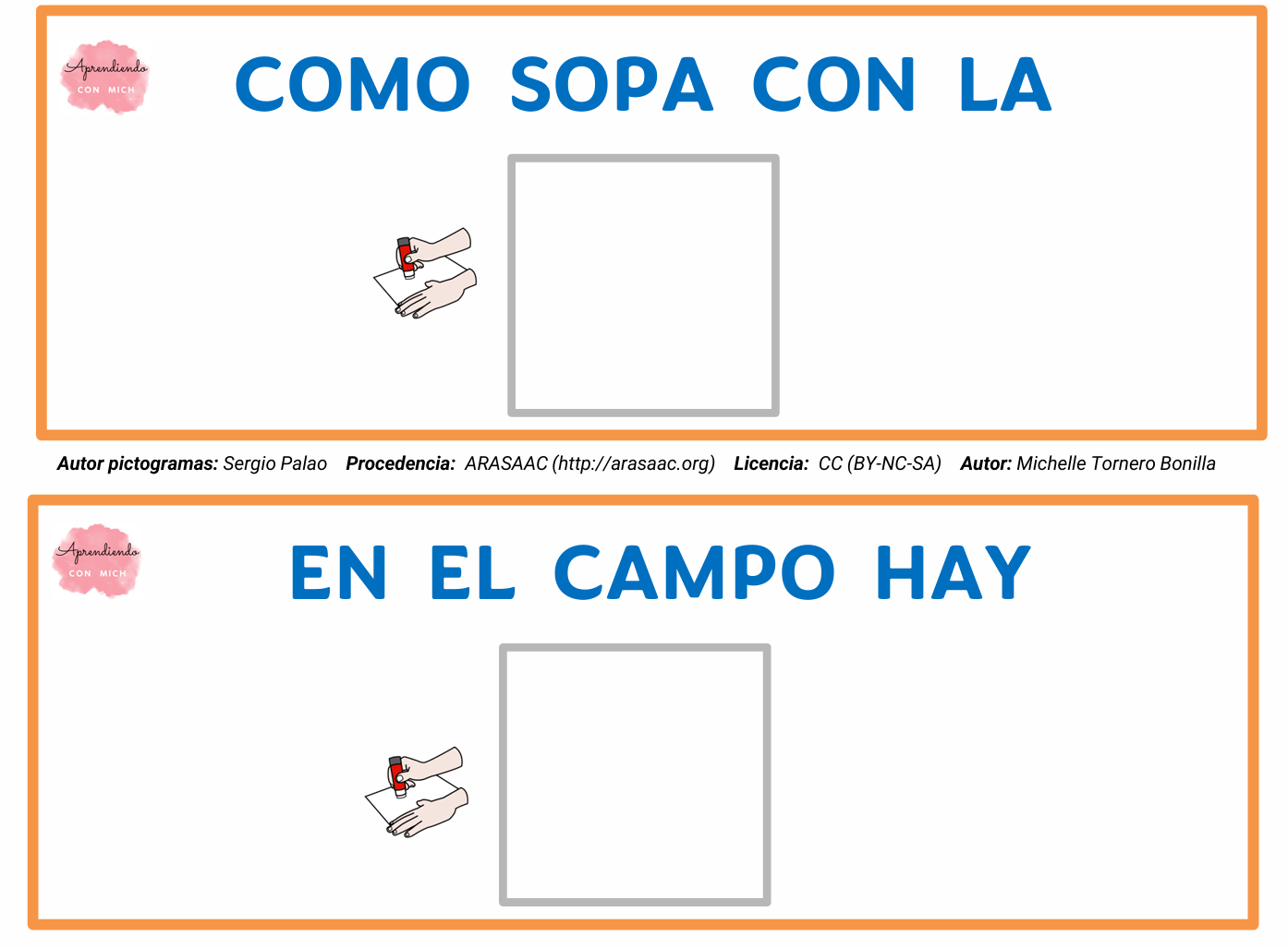 Completa la oración. 